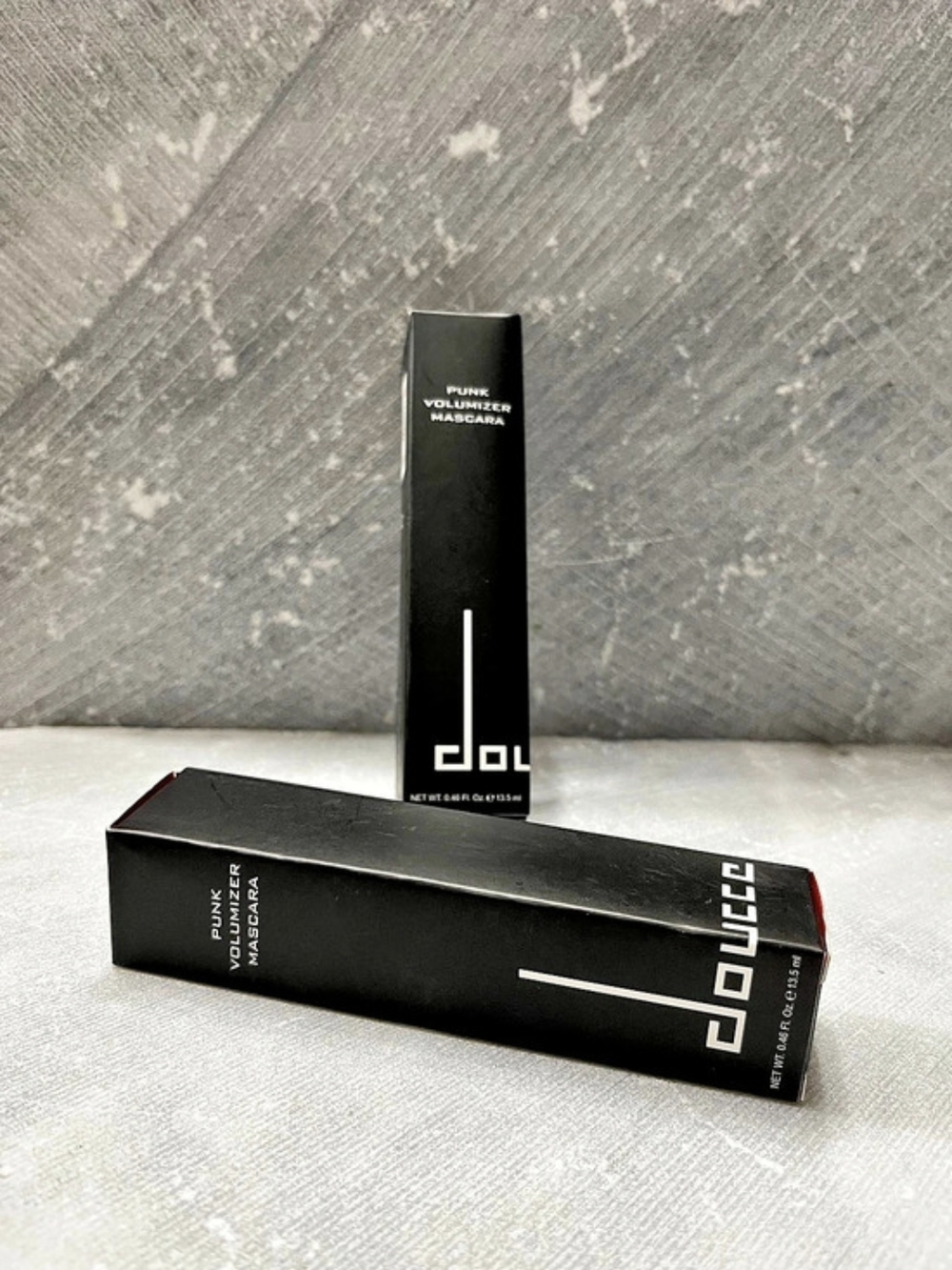 2- Pack DOUCCE PUNK Volumizer MASCARA Duo in BLACK New